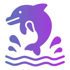 dolphin Gradient icon