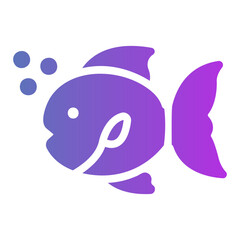 fish Gradient icon