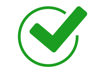 green check mark icon