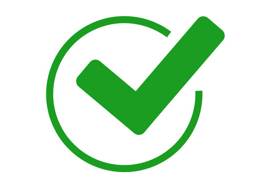 green check mark icon