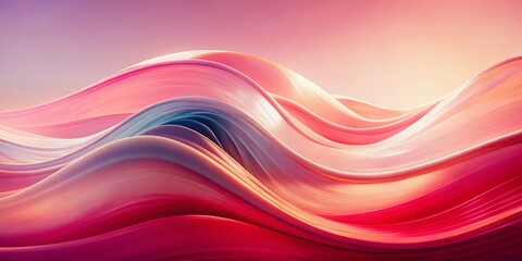 Fototapeta premium Vintage Pink Wave Abstract Background - Retro Style Photography