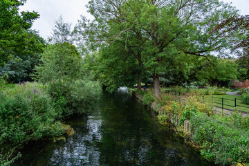 Obraz premium View of Canterbury, a small town in southeast England 