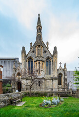 View of Canterbury, a small town in southeast England	