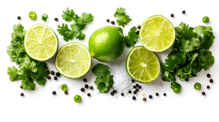 A Citrus-Inspired Culinary Composition with Fresh Ingredients