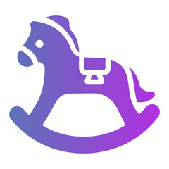 rocking horse Gradient icon
