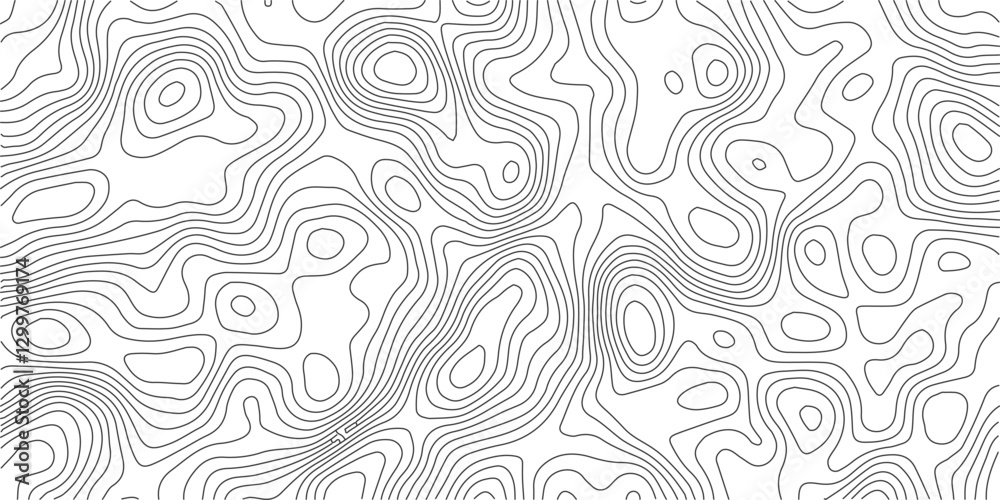 Aufkleber abstract topographic contours map background .topographic background and texture, monochrome image. 