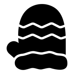 mitten Solid icon