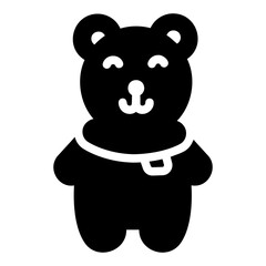 polar bear Solid icon