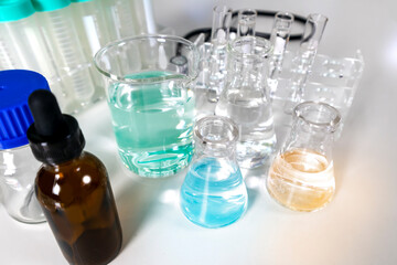 Vials and scientific and medical research, drug and chemical development research