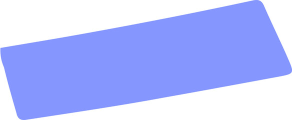 Obraz premium blue blank label