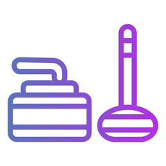 curling Gradient icon