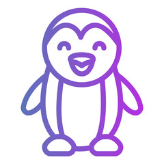 penguin Gradient icon