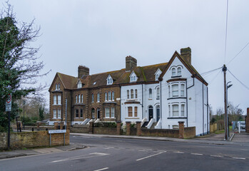 A view of Sandwich, a small town in southeast England	