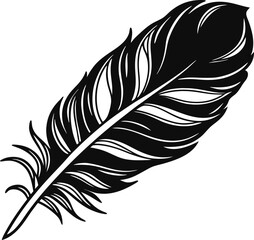 Elegant Feather Silhouette Collection.