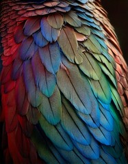 Obraz premium the scales of dragons and birds