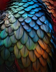 Obraz premium the scales of dragons and birds