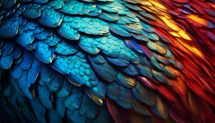 Obraz premium the surface of a beautiful feather