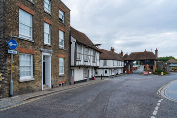 A view of Sandwich, a small town in southeast England	