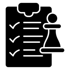 Strategy  Icon Element For Design