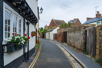 A view of Sandwich, a small town in southeast England	