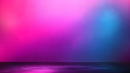 Obraz premium Abstract Pink Blue Gradient Background Studio Wall