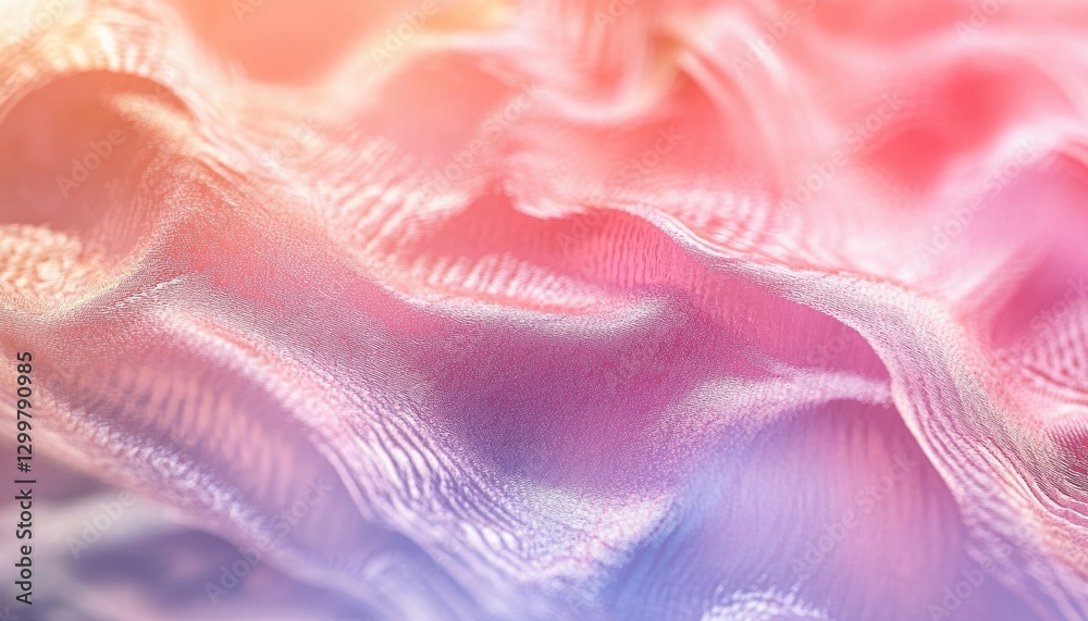 Aufkleber Abstract Colorful Wave Background Texture with Smooth Pastel Gradient and Shimmering Sparkle Effect
