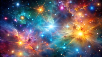 abstract background with stars