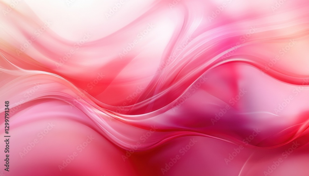 Aufkleber abstract pink and red wave background texture