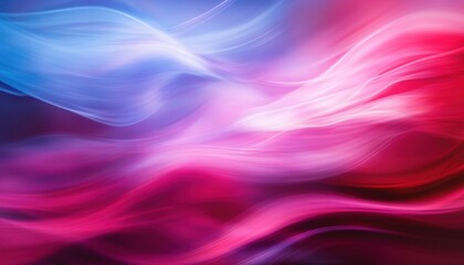 Obraz premium Abstract Wavy Background with Pink and Blue Gradient