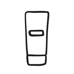 Skincare tube doodle - Cleancers Exfoliants Serums essences Toner moisturizers Sunscreen