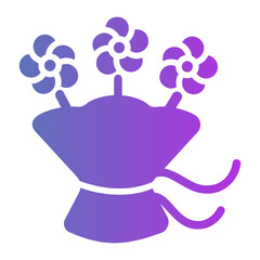flower Gradient icon
