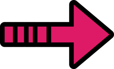 pink arrow,pink direction