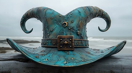 Ornament Hat beach sculpture display