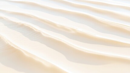 Obraz premium Soft White Sand Dunes with Gentle Curves and Textured Patterns