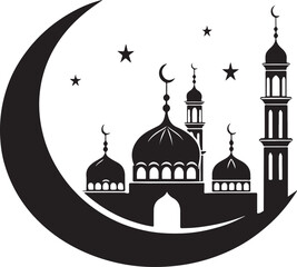 Isolated black ramadan arabic islamic celebration icon Vector, black ramadan arabic islamic celebration Silhouette,black ramadan arabic islamic celebration icon set, black ramadan arabic islamic