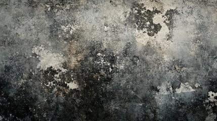 Fototapeta premium Abstract Grunge Texture with Dark Shades and Weathered Appearance