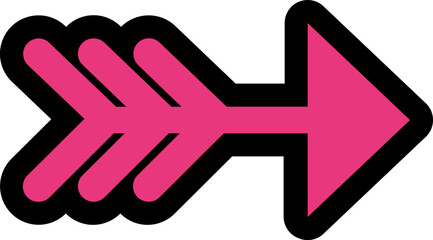 pink arrow icon