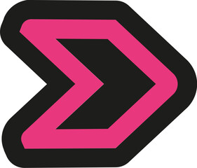 pink arrow icon