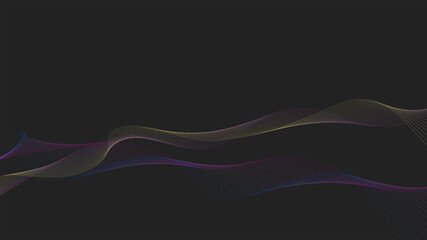 abstract background with wave
