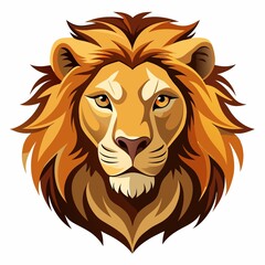 lion head vector illustration
