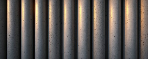 Concrete Cylindrical Wall Texture Pattern Design