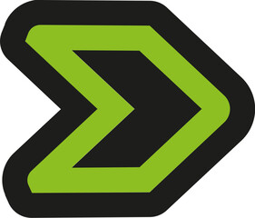 gr&uuml;ner Pfeil Icon