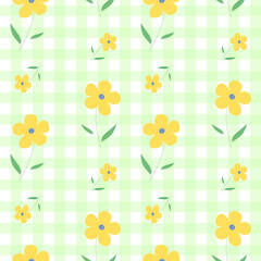 seamless pattern with flowers