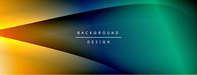 Bright rainbow style color gradient with curve round shape line background. Vector Illustration For Wallpaper, Banner, Illustration, landing page