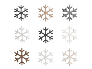 Embracing Simplicity: The Creative Beauty of Monochrome Snowflakes and Their Unique Patterns in Nature's Artistry