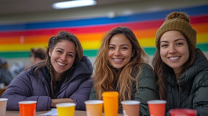 Recovery milestone celebration, quiet pride, support group setting