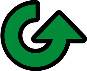 gr&uuml;ner Pfeil Icon