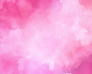 Pink abstract watercolor background for digital art, romantic theme, use for valentine's day card