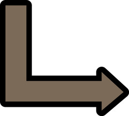 矢印　アイコンセット　モノクロ　イラスト