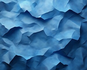 Fototapeta premium Blue Abstract Mountain Peaks